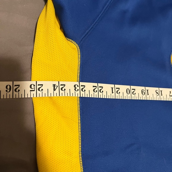 Nike Hoodie Sweater Men's Extra Large Blue & YellowPullover Sweater - Picture 5 of 6